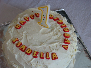 Happy Birthday Isabella Cake